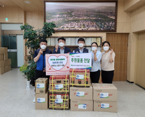 경주시 동천동, 한수원 성장사업본부 봉사단 `아름다운 기부` 펼쳐 
