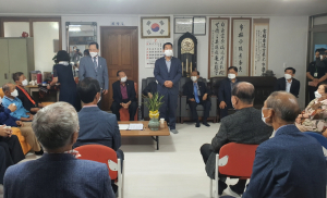 경주시 북경주행정복지센터, 이상원 신임 센터장 경로당 방문 