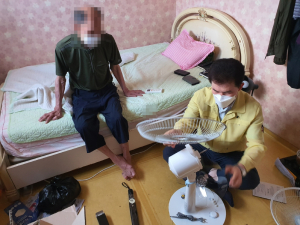 경주시 중부동, 혹서기 대비 취약가정 선풍기 설치 