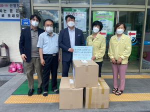 경주시 보건소, 경주시 의사회 `의료진.근무자 격려` 위문품 전달