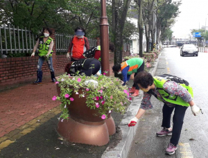 경주시 황오동, 추석맞이 환경정비