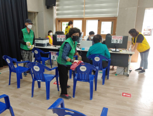 경주시 산내면, 새마을회 추석맞이 특별 방역활동 펼쳐