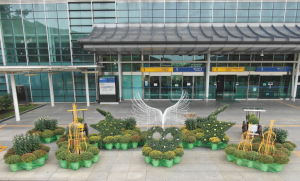 경주시, 신경주 KTX역사에 도시원예 활용한 정원 조성