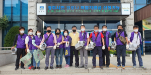 경주시 황성동, 초록옹달샘 봉사회 공공이용시설 방역활동 펼쳐