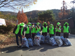 경주시 보덕동, 자연보호협의회,손곡동 일대 환경정화