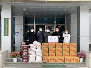 경주시 선도동, 대순진리회 오천방면(경주지회) 저소득층 후원물품 전달 