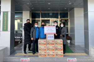 경주시 선도동, 고란마을청년회 `사랑의 라면` 기탁