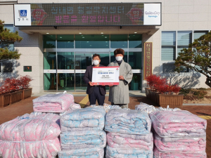 경주시 산내면, 대한불교총화종 원학사 `사랑의 이불` 기탁 