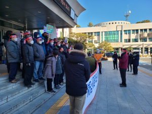 경주시 농민단체 ˝쌀 자동시장 격리제 조기 시행 촉구˝