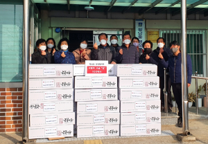 경주시 황남동, 통장협의회 `사랑의 김 나눔` 