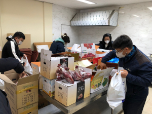 한국수력원자력 월성원자력본부, 설 맞아 동경주 지역 생필품 전달 