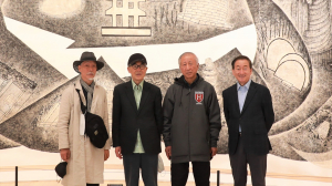 경주엑스포대공원, 시인 고은 선생 솔거미술관 방문 `작품 감상`