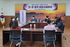 경주시 용강동, 민. 관 협력 통합사례회의 개최