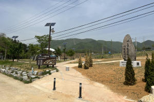 경주시, 안강읍 산대저수지 수변공원. 둘레길 조성공사 준공