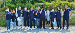 경주시 동천동, 남. 여 자율방범대 `단합대회. 환경정화활동` 펼쳐