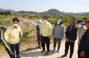 주낙영 경주시장 재선 당선 첫 행보 `가뭄 대비` 긴급점검