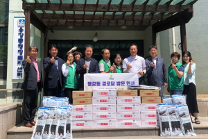 경주시 용강동, 새마을회 경로당 국수 전달 `안부 챙겨`