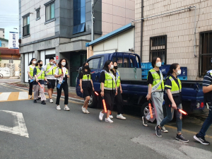 경주경찰서, 외국인 자율방범대. 외국인유학생 치안봉사대 `합동순찰`