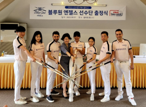 블루원엔젤스 프로당구 팀 리그 `우승 다짐` 출정식 개최