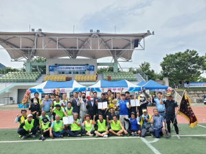경주시 건천읍, 제77주년 광복절 기념 읍민 축구대회 개최