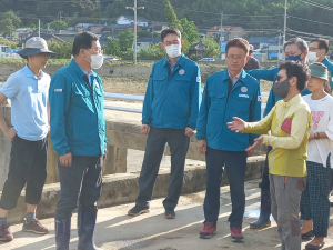 주낙영 경주시장, 추석 연휴 잊은 연일 피해복구 현장 점검 `동분서주`