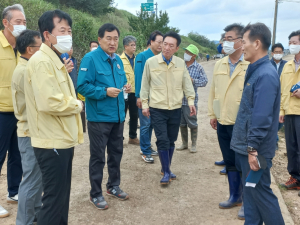 주낙영 경주시장, 추석연휴 잊은 연일 피해복구 현장 점검 ‘동문서주Ⅱ`