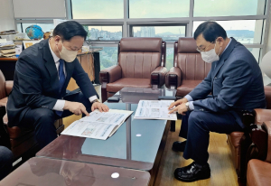 주낙영 경주시장, 국회 방문 `국비 확보` 사활