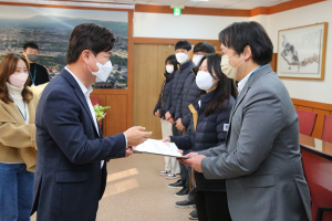 경주시 `2022 새내기공무원 멘토링 활동` 우수팀 시상