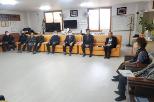 경주시 북경주행정복지센터, 예병원 센터장 경로당 방문 `새해 인사`