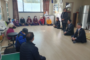 경주시 북경주행정복지센터, 설 맞아 경로당 방문 `새해 인사`
