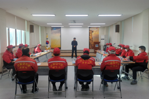 경주시 월성동, 봄철 산불예방 `산불감시원 직무교육`