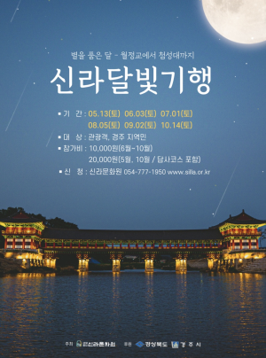 경주시, 야간관광 대표 프로그램 ‘신라달빛기행’ 운영