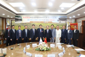 경주시, 중국 우호도시 양저우시 대표단 일행 방문