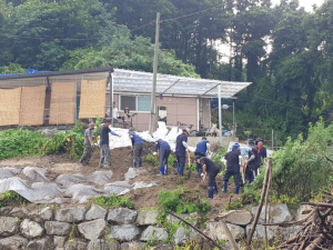 경주시, 영주 호우 피해지역 복구지원 `구슬땀`