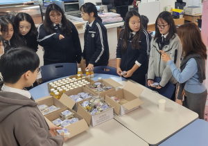 선덕여고 `아침밥을 꿀떡꿀떡` 이벤트 열어