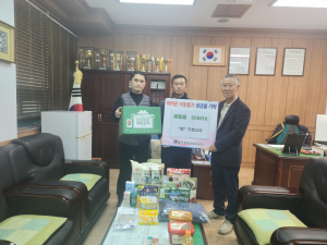 경주시 불국동, 구정교회 `사랑의 생필품세트 50박스` 기탁