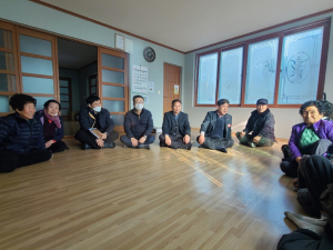 경주시 양남면, 김성수 신임면장 경로당 방문 `부임 인사`