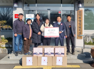 경주시 보덕동 `아덴카페` 취약계층 지원 사랑의 후원물품 기탁