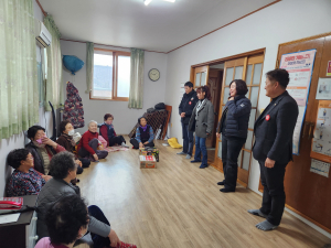 경주시 황남동, 서은숙 동장 설맞이 경로당 방문인사