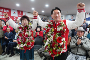 제22대 총선 경주시 국민의힘 김석기 의원 3선 연임 성공 ˝중단 없는 경주발전 이룰 것˝