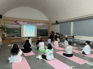 경주시보건소, 임산부 마음치유 태교명상 교실 성료