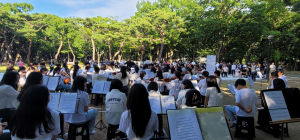 경주시 `청소년오케스트라` 나라사랑 버스킹 공연 개최