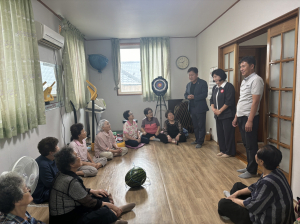 경주시 황남동, 정경자 신임동장 경로당 방문 `부임 인사`