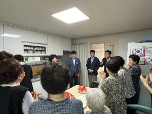 경주시 황성동, 이승하 신임동장 경로당 방문 `부임 인사`