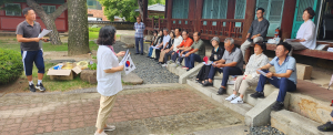경주시 중부동 발전협의회, 마을문화재 탐방 및 환경정화 활동 전개