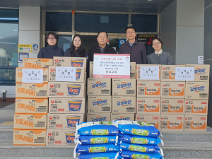 경주시 선도동 `충효교회` 성탄절 맞아 생필품 기부