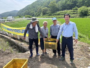 경주시 서면, 도리 친환경쌀단지 `미꾸라지 생태 양식 사업으로 고품질 쌀 생산`