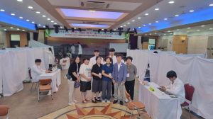문무대왕면 주민자치위원회, 동국대 한의대 자원봉사단(심우회)과 한방의료봉사 실시