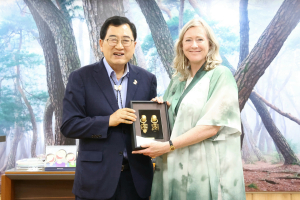 주낙영 경주시장, 던 베넷 주한뉴질랜드대사 접견