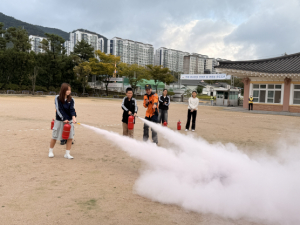 경주 동방초, 안전 의식 높이는 합동 소방 훈련 실시!